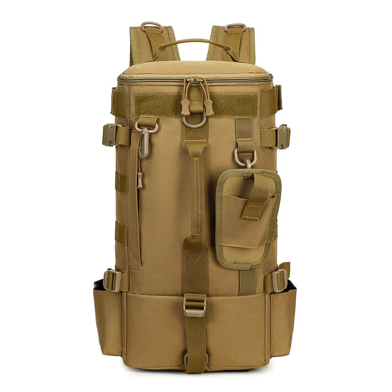 Tactical Fishing Backpack Tackle Bag with Rod Holders Fish Equipment Storage Molle Camping Hiking Outdoor Multifunctional Bag Aimak Store