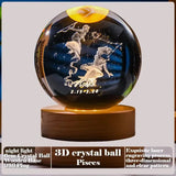 3D Crystal Ball Creative Valentine's Day Mother's Day Gift Rose Love Cloud Crystal Room Desktop Decoration Boy Girl Gifts Aimak Store