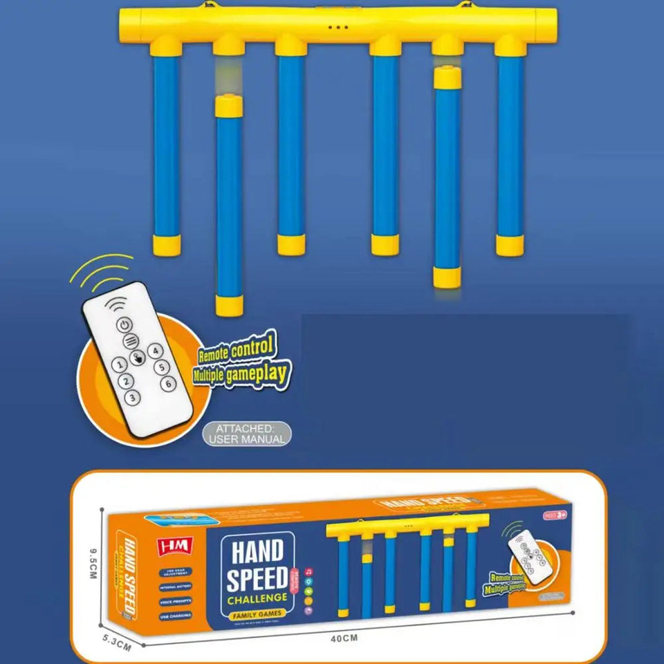 Falling Sticks Catching Game Reflex Challenge Competitive Game Adjustable Falling Speed RC Catching Sticks Game testing Reaction Aimak Store