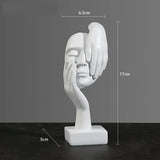 Resin Abstract Mask Statues European Miniature Figurines for Interior Home Office Study Desktop Figure Ornament Decor Gift Aimak Store