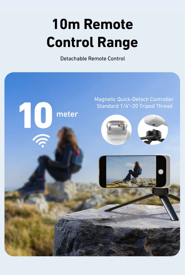 TELESIN Magnetic Phone Camera Shoot Hand Grip Phone Holder Shooting Aid Remote Control Handle for Iphone HUAWEI SAMSUNG Phone Aimak Store