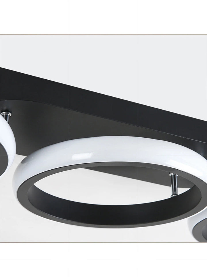 Square LED Ceiling Light Modern Black For Hallway Bedroom Checkroom Living Room Office Restaurant Staircase Lighting Fixtures Aimak Store