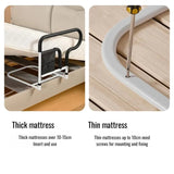 Bedside Guardrail for Elderly/Pregnant Women, Stainless Steel Bed Side Rail Protection Device, Adult Bed Handrail for Most Bed Aimak Store