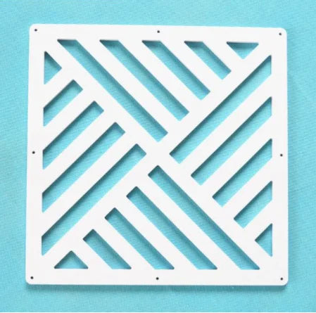 12pcs 29x29cm Hanging Screens Living Room Divider Panels Partition Wall Art Diy Home Decoration White Wood-plastic Aimak Store