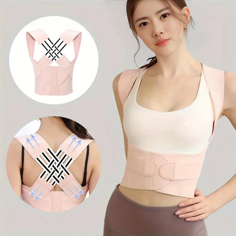 Posture Corrector for Women and Men, Adjustable Shoulder Posture Brace, Back Straightener Posture, Used for Middle Upper Spine Aimak Store