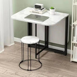 Joylove Folding Dining Table Home Imitation Rock Board Ultra-thin Multi-functional Combination Dining Table Multi-person Table Aimak Store