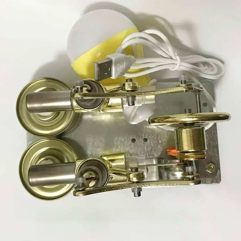 Stirling Engine Miniature Model with Balance, Steam Power Technology, Scientific Power Generation, Experimental Toy Aimak Store