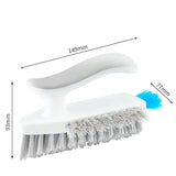 2PCS Multifunction Tile and Grout Cleaning Brush Corner Scrubber Tub Floor Brushes Portable Durable Gap 4 in 1 Cleaning Tools Aimak Store