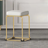 Simple and Luxurious Stackable Square Stool Enlarged and Thickened Round Stool Dirt Resistant Technology Cloth Stool Aimak Store