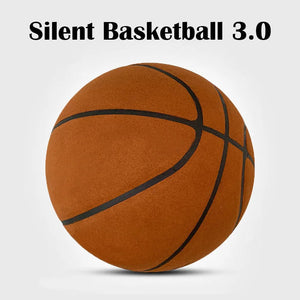 Silent Basketball Size 7 (29.5")/5# Dribbling Indoor Grooved Airless Foam Basketball Quiet Dribbling Indoor Training Silent Ball Aimak Store