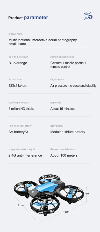 4DRC V8 Mini Drone 4k profession HD Wide Angle Camera 1080P WiFi fpv Drones Height Keep Remote Control Helicopter Gift Toys Aimak Store