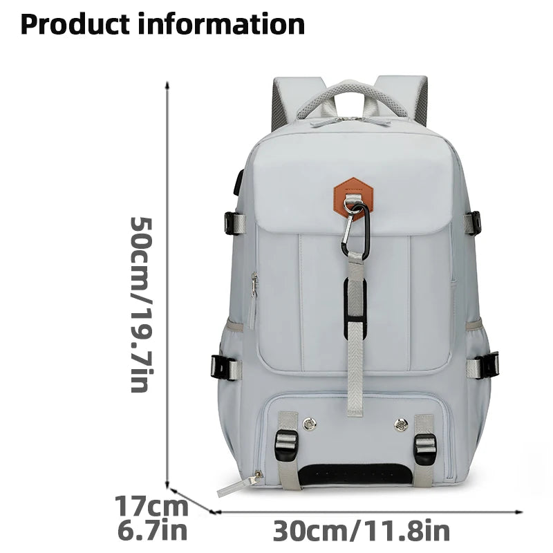 Outdoor backpack for travel, 50L waterproof camping backpack for women and men, backpack with shoe compartment Aimak Store
