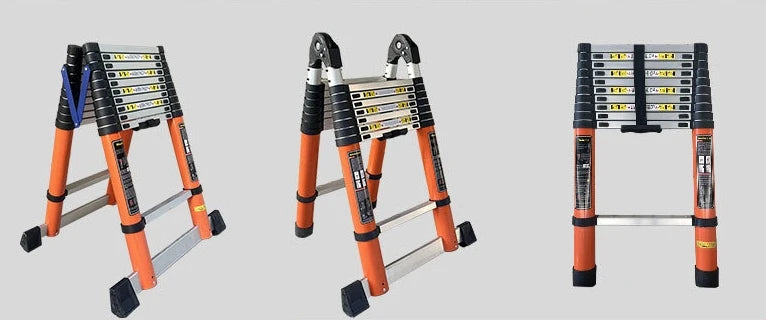 Single Sided Aluminum Telescopic Ladder Step Manufacturers Loft Retractable Foldable Aluminum Telescopic Ladder Aimak Store