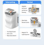 TELESIN Magnetic Phone Camera Shoot Hand Grip Phone Holder Shooting Aid Remote Control Handle for Iphone HUAWEI SAMSUNG Phone Aimak Store