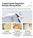 Handheld Electric Egg Beater Home Automatic Mixer Multifunctional Egg White Cream Dough Mixer Kitchen Cooking Egg Beater Aimak Store