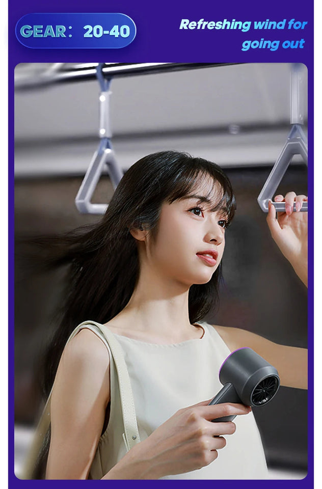 KINSCOTER Portable Handheld Turbo Fan 100 Wind Speeds Adjustable Mini Personal Fan Battery Operated Electric Eyelash Fan Aimak Store