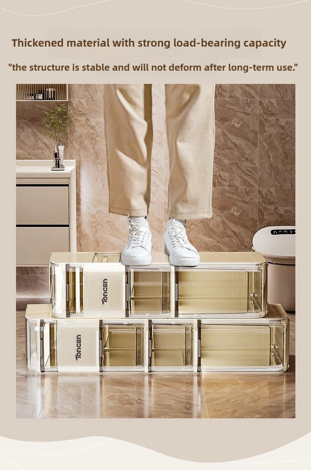 Bathroom crevice wardrobe storage cabinet, bathroom shelf, bathroom toilet storage cabinet, toilet side storage cabinet Aimak Store