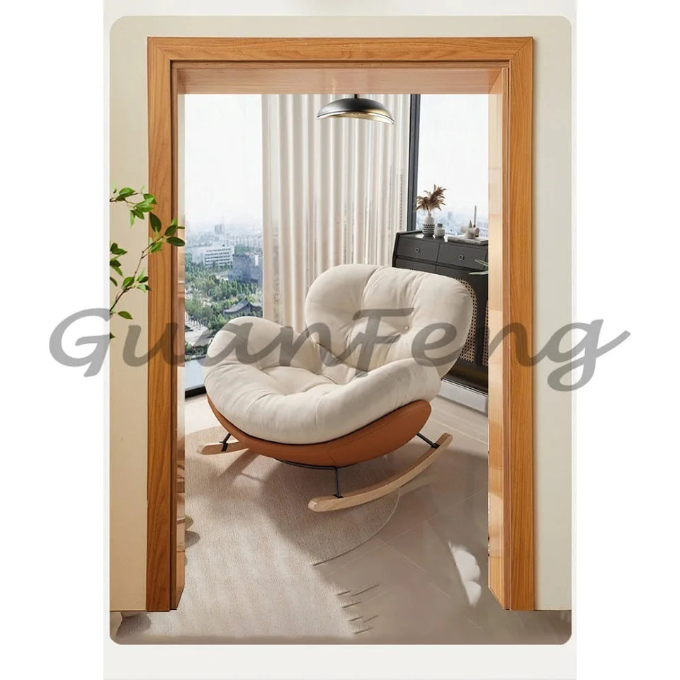 Ergonomic Lazy Reading Chairs, Living Room Chairs, Lounge Rocking, Nordic Girl Chairs, Luxury Modern Throne, Home Furniture Aimak Store