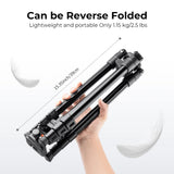 K&F Concept Portable Camera Travel Tripod Flexible Vlog Tripod with 360 Degree Ball Head Quick Release for Canon Nikon Sony DSLR Aimak Store