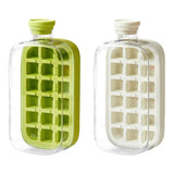 Portable  Silicone Freezer Ice Trays zero-contact pressure ice cube mold Whiskey Ice Cream Silicone Water Bottle Ice Cube Maker Aimak Store