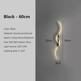 LED Wall Lamp Smart Remote Control Bedroom Bedside Living Room Staircases 60/80/100/120CM Led Home Lighting Wall Sconces Lustre Aimak Store