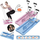 Abdominal Exercise Board Fitness Boards Non Slip Push up Board Automatic Rebound Leg & Arm Toner Pilates Reformer Set Fitness Eq Aimak Store