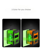 Professional Mini Laser Level Tool 2 Lines Green Laser Self-leveling Leveling Horizontal Vertical Cross Laser Levers Machine Aimak Store