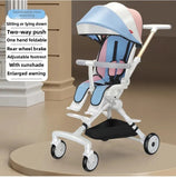 Ultra-light Foldable Baby Stroller Child High Viewpoint Sit-Lie Baby Pushchair Infant Pram Toddler Walker Kids Wheelbarrow Aimak Store