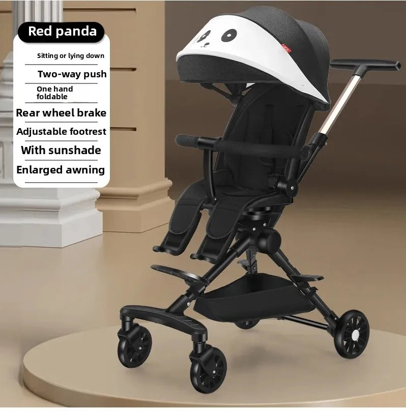 Ultra-light Foldable Baby Stroller Child High Viewpoint Sit-Lie Baby Pushchair Infant Pram Toddler Walker Kids Wheelbarrow Aimak Store