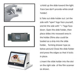 22MP Film Scanner for 135 Film 126KPK/110 Film/Super8/ Monochrome/Slide to Digital JPEG Photos Built 16GB Memory 5'' LCD Screen Aimak Store