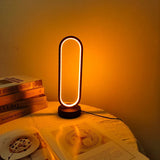 1PC Lamp bedroom Ring Lamp Living Room Three-color Dimming Bedside Lamp LED Night Light Aimak Store