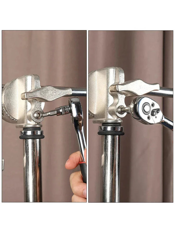 46pc Drive Socket Set 1/4 inch Ratchet Wrench Set with Sockets Metric Hex Bit Socket Set Mechanic Tool Kits for Auto Repair Hous Aimak Store