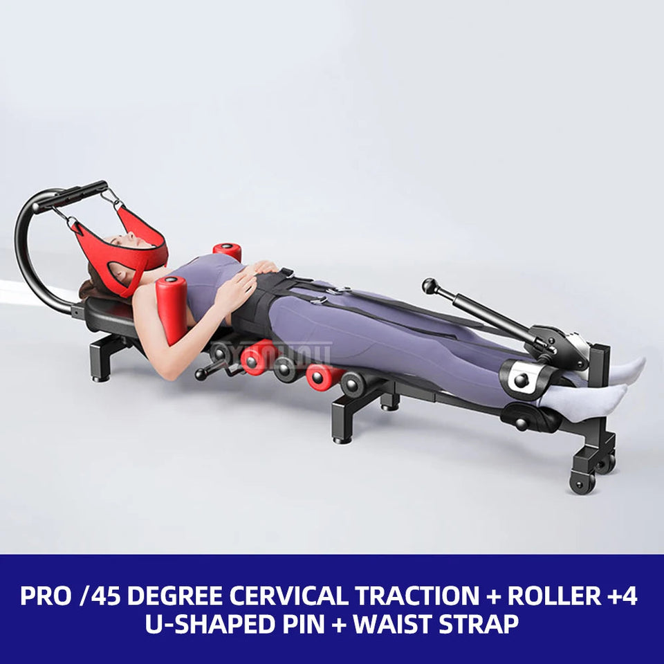 Lumbar Spine Stretcher Spinal Traction Home Height Increasing Fitness Spinal Traction Device Inverted And Soothing Bed Aimak Store