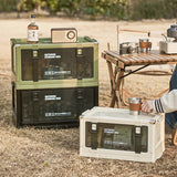 UFORU Outdoor camping storage box Car trunk organizer Car multilayer thickened with cover picnic storage folding box Aimak Store