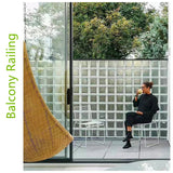 Pack 6 Square Hollow Bricks for Home Decoration, Glass Brick, Screen Room Divider, Office and Hotel Partition Wall, 7.5in(19cm), Aimak Store