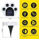 Outdoor Solar Powered Garden Cat Paw Lawn Lights Solar Cute Cat Paw Ground Lamps LED Cat Paw Scene Light Landscape Light Aimak Store