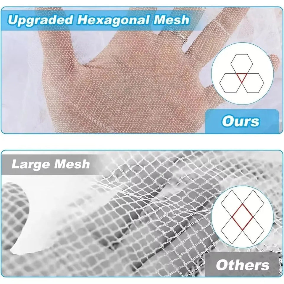 Princess Mosquito Net Canopy Encryption Dome Fly Insect Mesh Repellent Protection Single Entry Bed Decoration For Home Camping Aimak Store