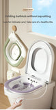 Ergonomic Foldable Toilet Sitz Bath, Soaking Basin Portable Design, for Pregnant Women and Hemorrhoid Patients Treatment Care Aimak Store