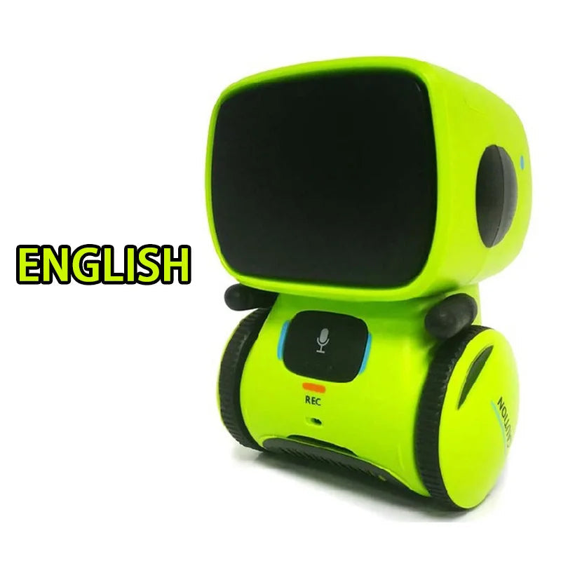 Toy Robot Intelligent Robots Russian & English & Spanish Version Voice & Touch control Toys Interactive Educational RC Robot Aimak Store