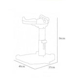 Baby standing bath for 6-24 months with adjustable height stand baby washing butt armrest stand baby standing bath table Aimak Store