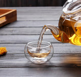 400ml/1000ml Heat-resistant Glass Tea Pot Flower Kettle Kung Fu Teawear Set Tea Strainer Infuser Puer Oolong Barley Pot Teaware Aimak Store