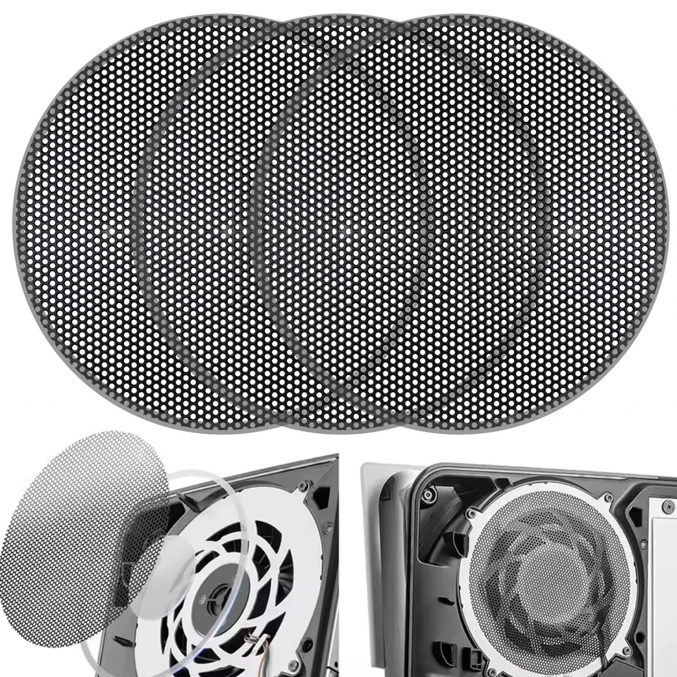 1-5Pcs Dust Filter For PS5/PS5 Slim/PS5 Pro Console Fan Dustproof Mesh Net Breathable Cooling Fan Dust Cover Game Accessories Aimak Store