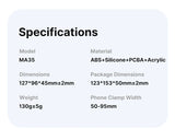 Ulanzi MA35 MagSafe Smartphone Camera Shutter Grip Bluetooth Selfie Handle As Camera Photo Stabilizer Vertical Horizontal Shoot Aimak Store