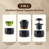 3-in-1 Portable Coffee Maker Espresso Coffee Maker For Car Home Camping Travel Capsule Powder Automatic Coffee Maker Aimak Store