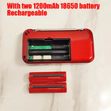 C 803 Portable Bluetooth Speaker FM Radio Receiver USB TF MP3 Player With LED Flashlight Support 2 Rechargeable 18650 Battery Aimak Store