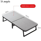 Upholstered Folding Bed Office Lunch Break Sheet People Home Nap Bed Dormitory Simple Bed Reinforcement Escort Hard Board Bed Aimak Store