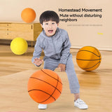 Foam Basketball Silent Mute Ball For Kids Indoor Safe Soft Squeezable Bouncing Toy No Noise Play Gym Home Training Aimak Store