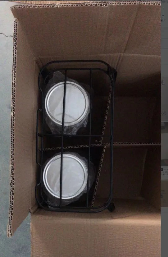 Wholesale Glass Beverage Dispenser Double Square Shaped Metal Stand with Stainless Steel Tap Aimak Store