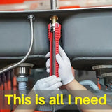 Versatile Sink & Faucet Repair Tool Kit - Adjustable Wrench Set for Kitchen and Bathroom Installation, Durable Plastic Aimak Store