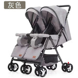 Twin Baby Stroller Can Sit and Lie Down Lightweight Stroller Two Children Outdoor Skate Baby Gods Double Seat Folding Stroller Aimak Store